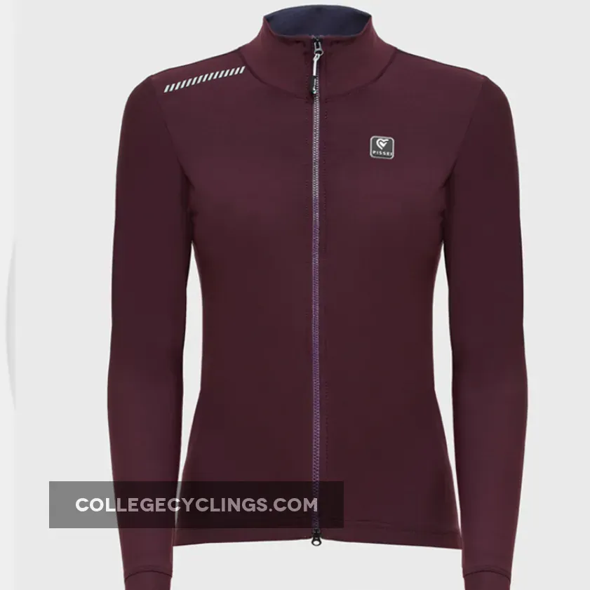 Pissei Gardena women long sleeve jersey - Bordeaux / Gardena Womens Spa