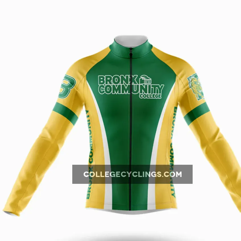 Bronx Community College Long Sleeve Cycling Jersey For Sale