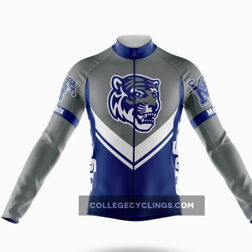University of Memphis Long Sleeve Cycling Jersey Ver.3