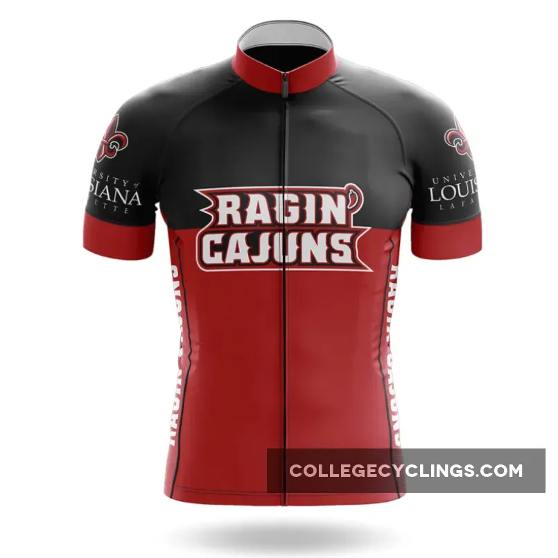 University of Louisiana Lafayette V2 - Men's Cycling / Jersey Only, Cycle Gear Lafayette Louisiana