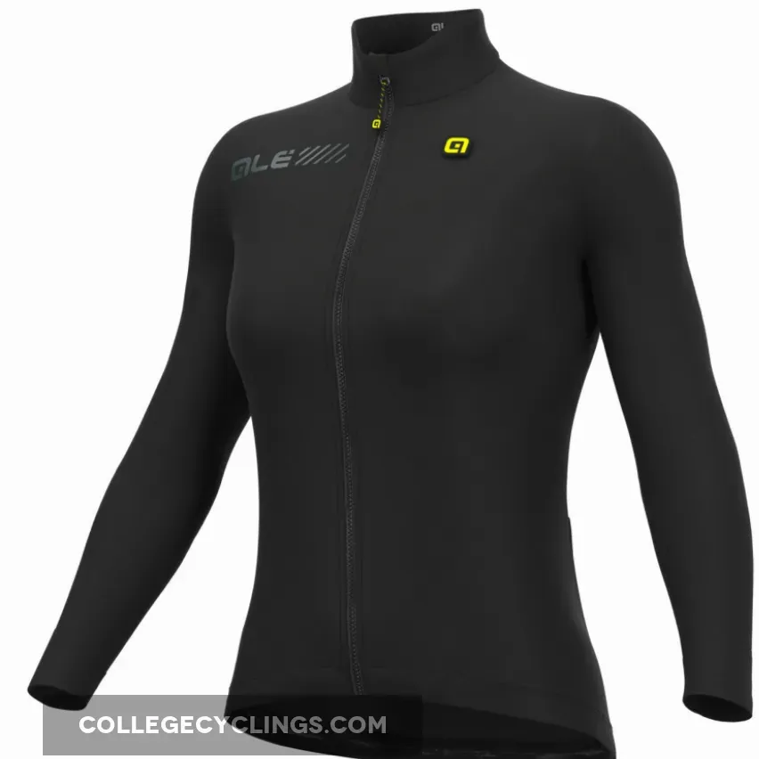 Ale Solid Fondo 2.0 Long Sleeve Woman Jersey - Black Online