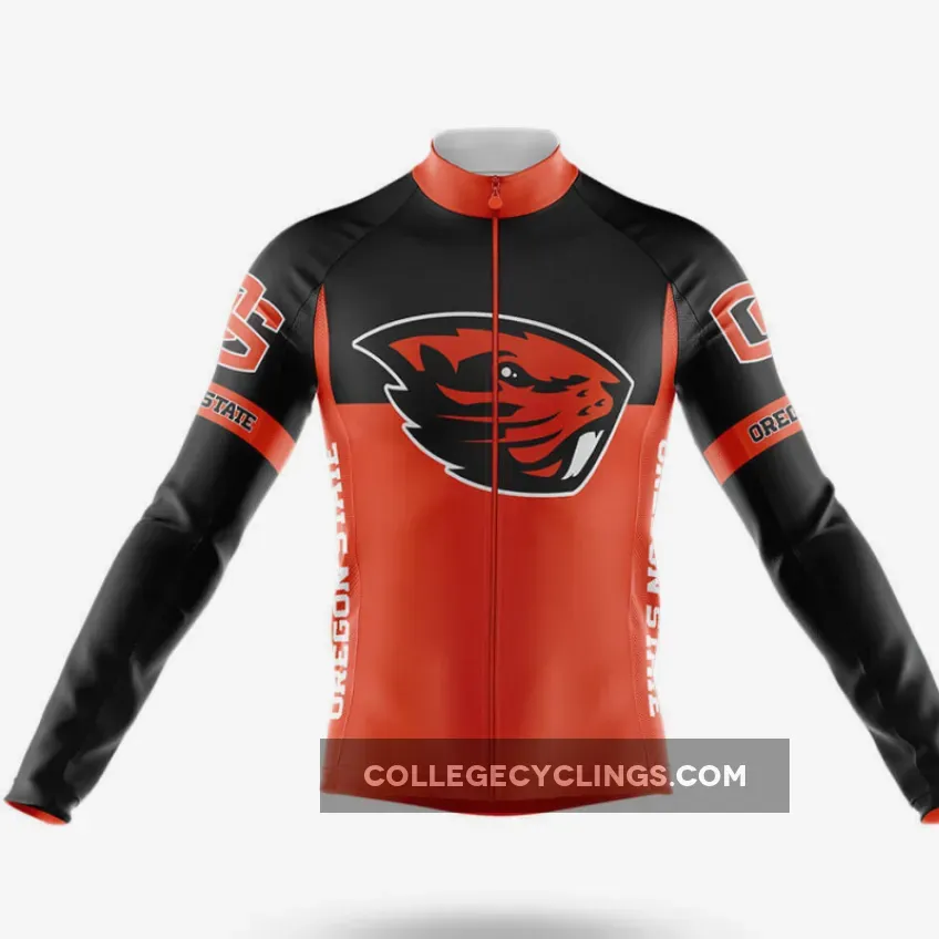 Oregon State University V2 Cycling Kit - Long Sleeve Jersey