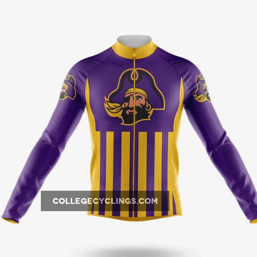 East Carolina University USA Long Sleeve Cycling Jersey