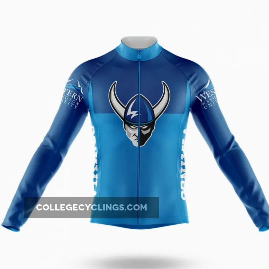 Western Washington University Long Sleeve Cycling Jersey Ver.2
