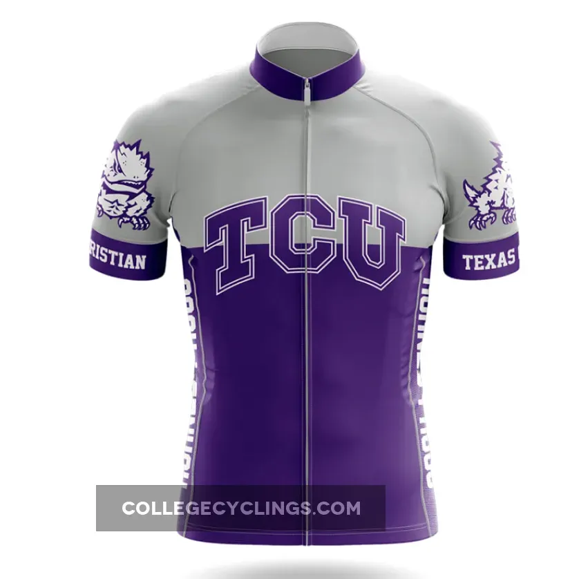 Texas Christian University V2 - Men's Cycling / Jersey Only