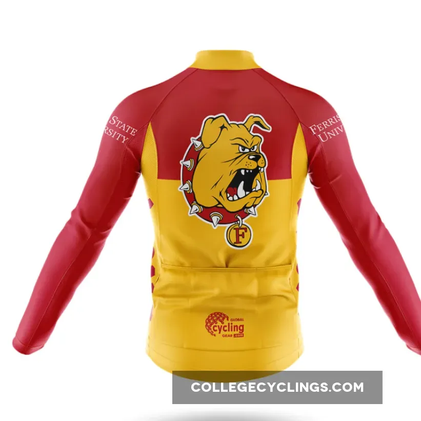 Ferris State University Long Sleeve Cycling Jersey Ver.2 Ferris State University Long Sleeve Cycling Jersey Ver.2