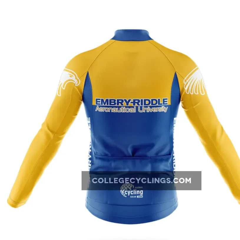 Embry–Riddle Aeronautical University Long Sleeve Cycling Jersey Ver.2 | RIDDLE BIKE Embry–Riddle Aeronautical University Long Sleeve Cycling Jersey Ver.2 | RIDDLE BIKE