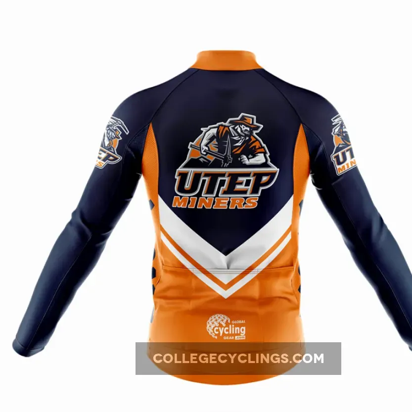 University of Texas Long Sleeve Cycling Jersey Ver.3 University of Texas Long Sleeve Cycling Jersey Ver.3