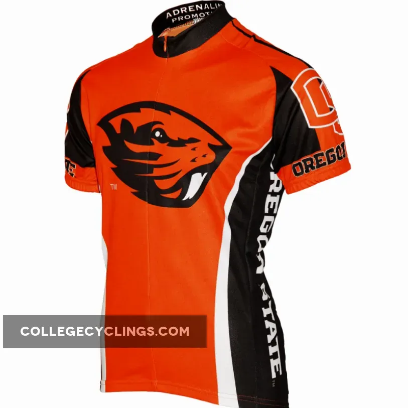 NCAA OSU, Oregon State University Beavers Cycling Jerseys Orange