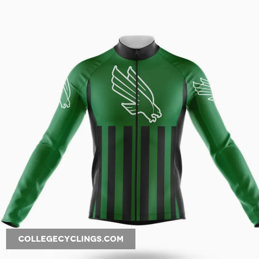 University of North Texas USA Long Sleeve Cycling Jersey