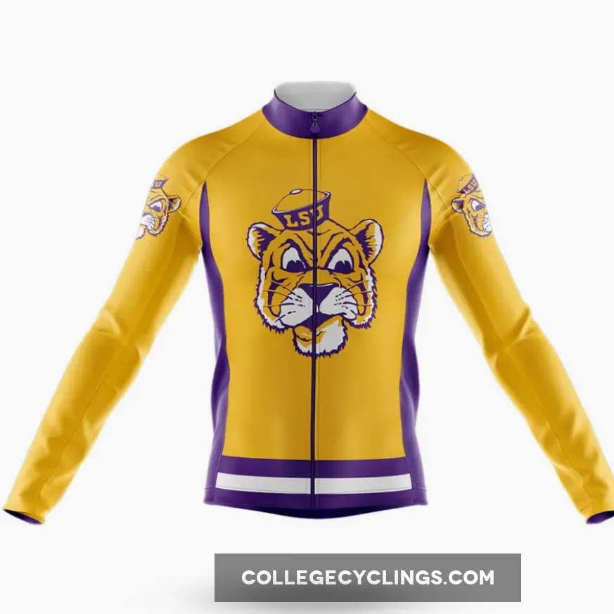 Where To Buy LSU Tigers Long Sleeve Cycling Jersey