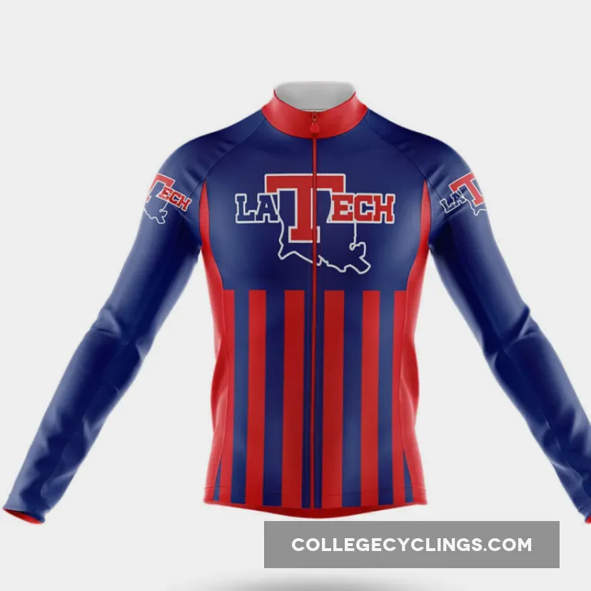 Louisiana Tech University USA Long Sleeve Cycling Jersey Only
