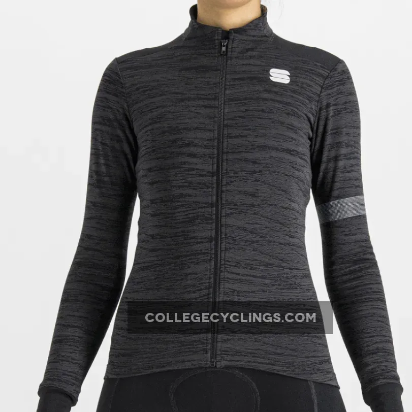 Sportful Supergiara Thermal women long sleeves jersey - Black
