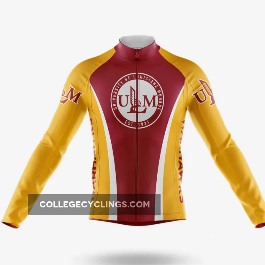 University of Louisiana Monroe Long Sleeve Cycling Jersey Only