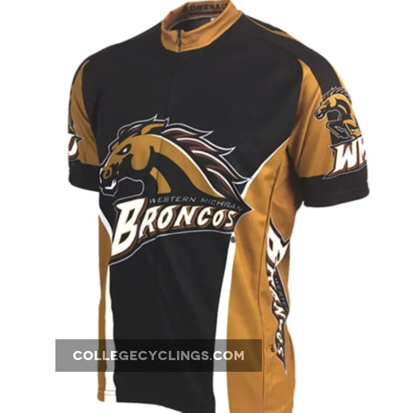 Western Michigan University Buster Bronco Cycling Short Sleeve Jersey #Buster Bronco Wmu