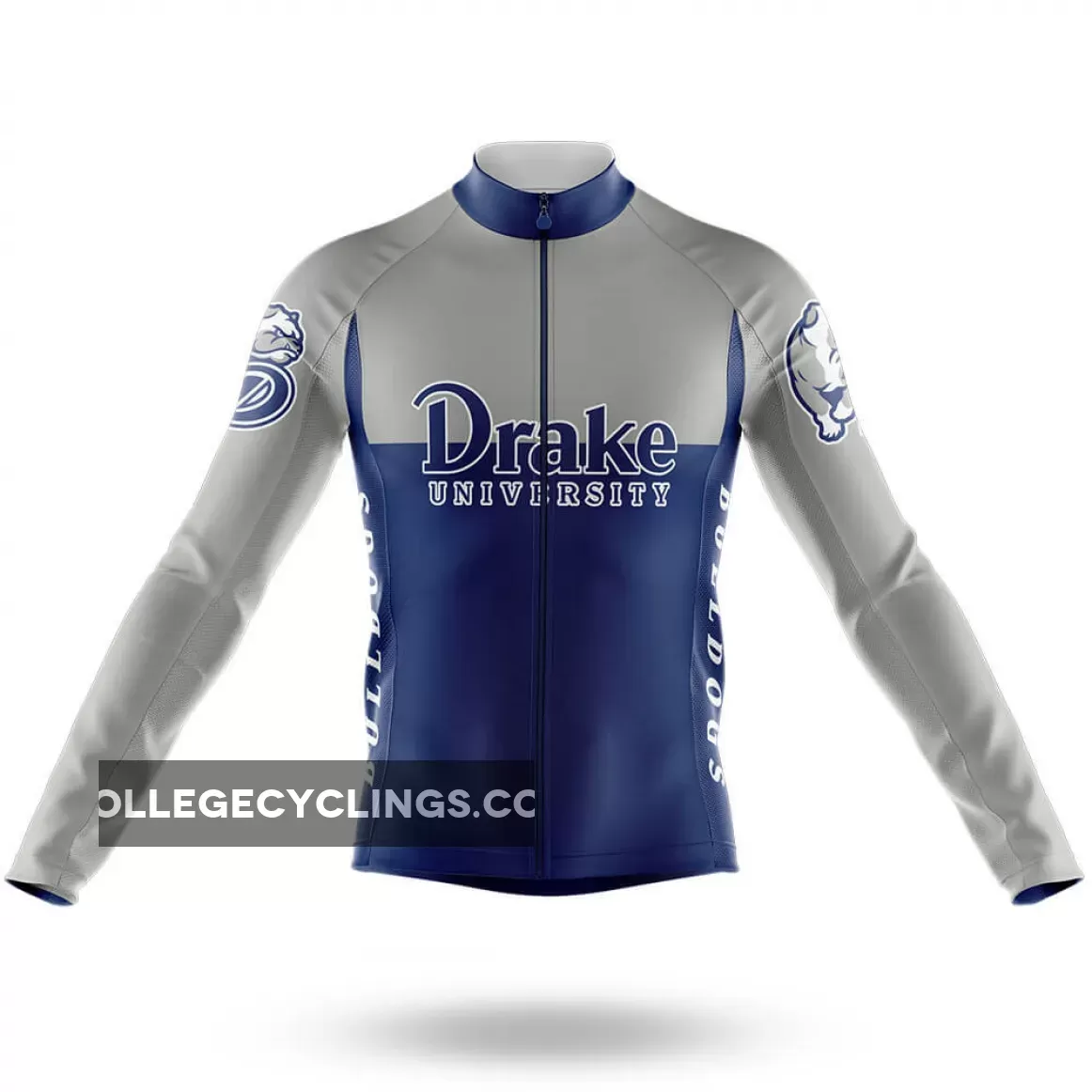 Drake University Long Sleeve Cycling Jersey Ver.2 Restock
