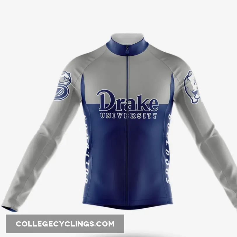 Drake University Long Sleeve Cycling Jersey Ver.2 Restock