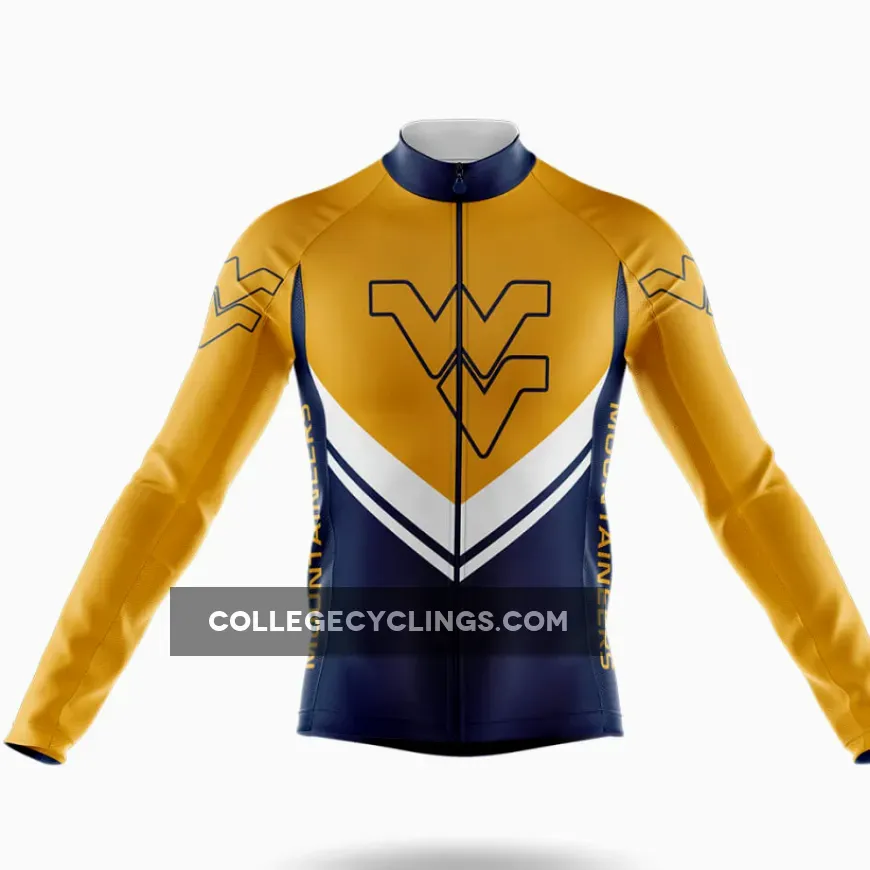 West Virginia University V3 Long Sleeve Cycling Jersey Only