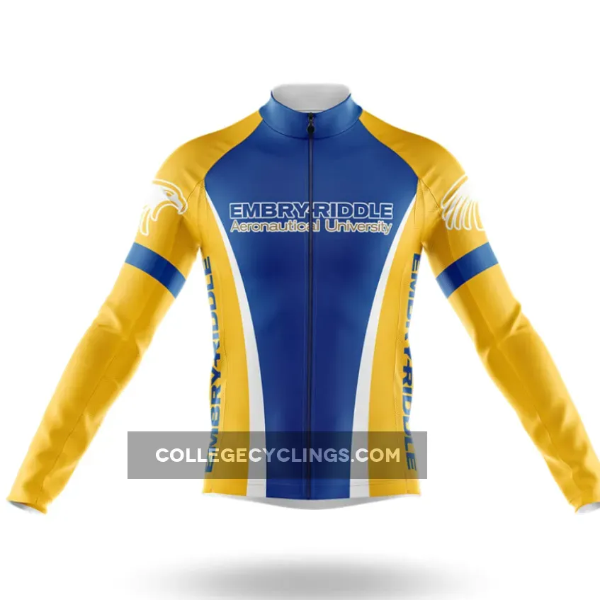 Embry–Riddle Aeronautical University Long Sleeve Cycling Jersey Only | erau gear