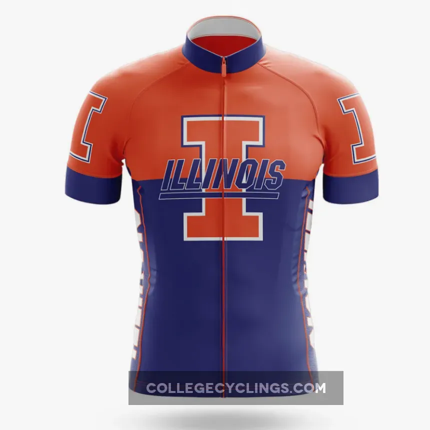 University of Illinois Urbana-Champaign V2 - Men's Cycling / Jersey Only
