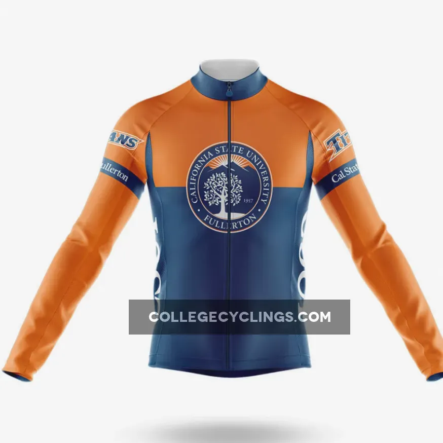 California State University Fullerton Long Sleeve Cycling Jersey Ver.2