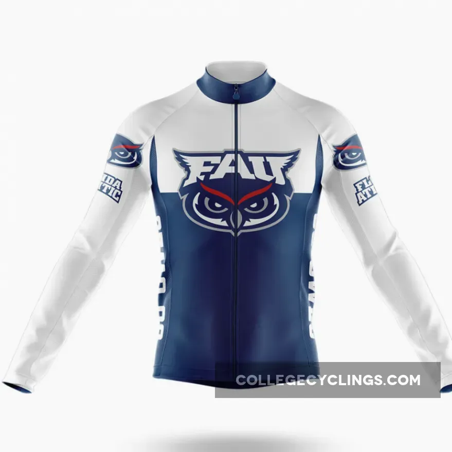 Florida Atlantic University V2 Long Sleeve Cycling Jersey Only