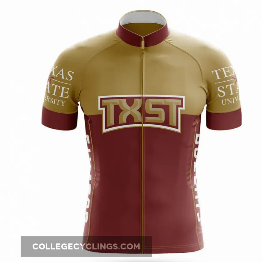 Texas State University Cycling Jersey Ver.2 | TEXAS STATE UNIVERSITY JERSEY