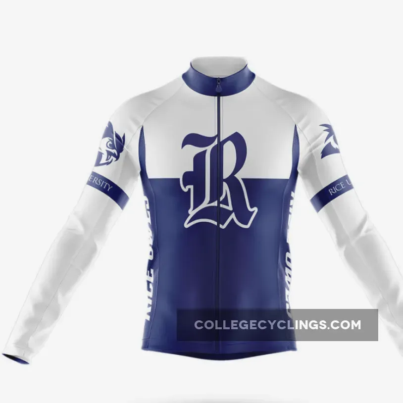 Rice University V2 Long Sleeve Cycling Jersey Only