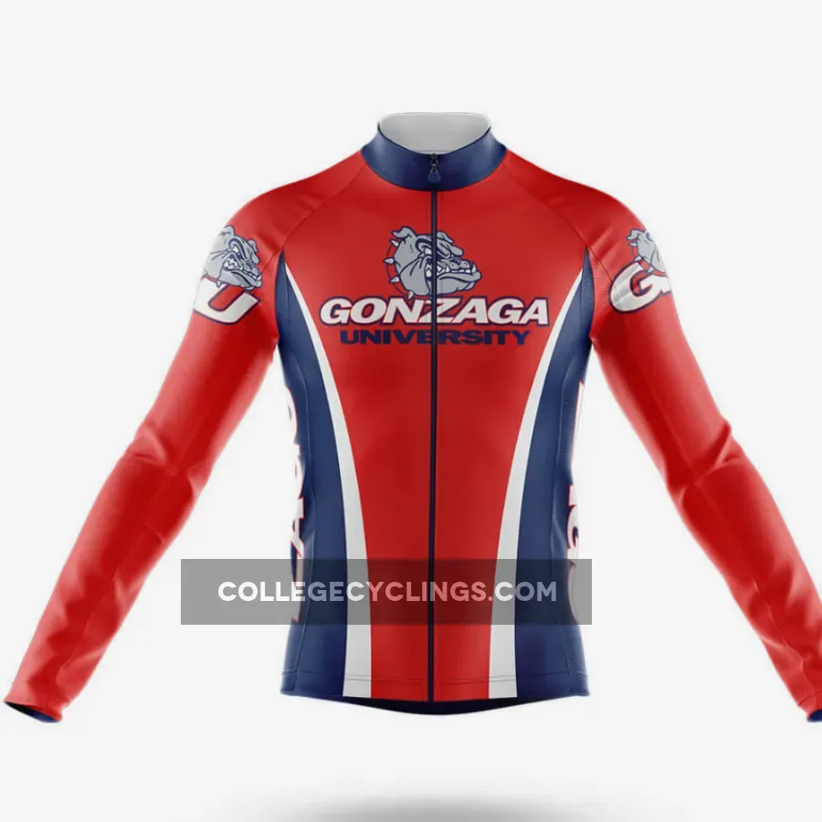 Gonzaga University Long Sleeve Cycling Jersey Only