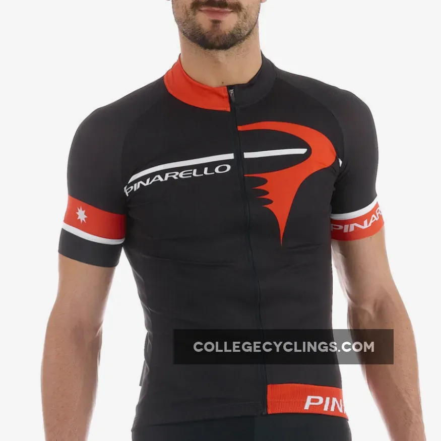 Pinarello Corsa Gara Jersey - Black Red Online