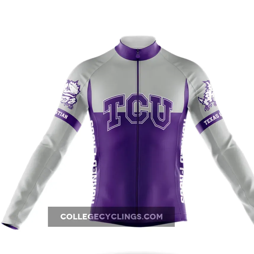 Texas Christian University Long Sleeve Cycling Jersey Ver.2