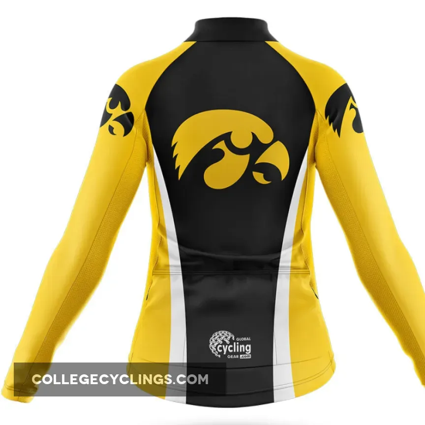 University of Iowa - Women's Long Sleeve Cycling Jersey Only University of Iowa - Women's Long Sleeve Cycling Jersey Only