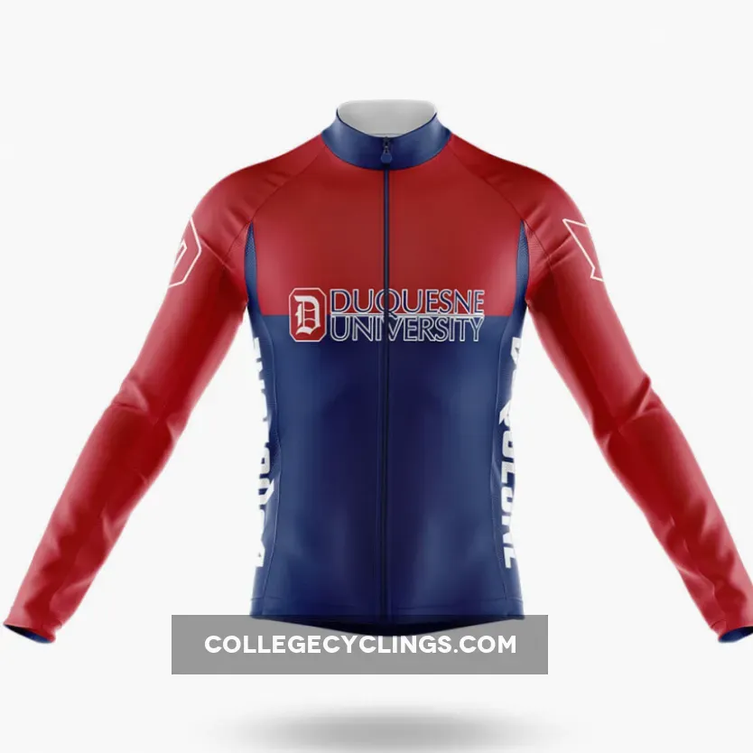 Duquesne University Long Sleeve Cycling Jersey Ver.2