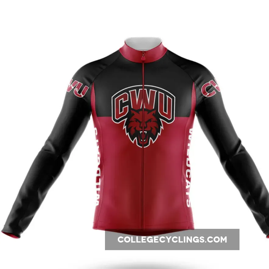 Central Washington University V2 Long Sleeve Cycling Jersey Only