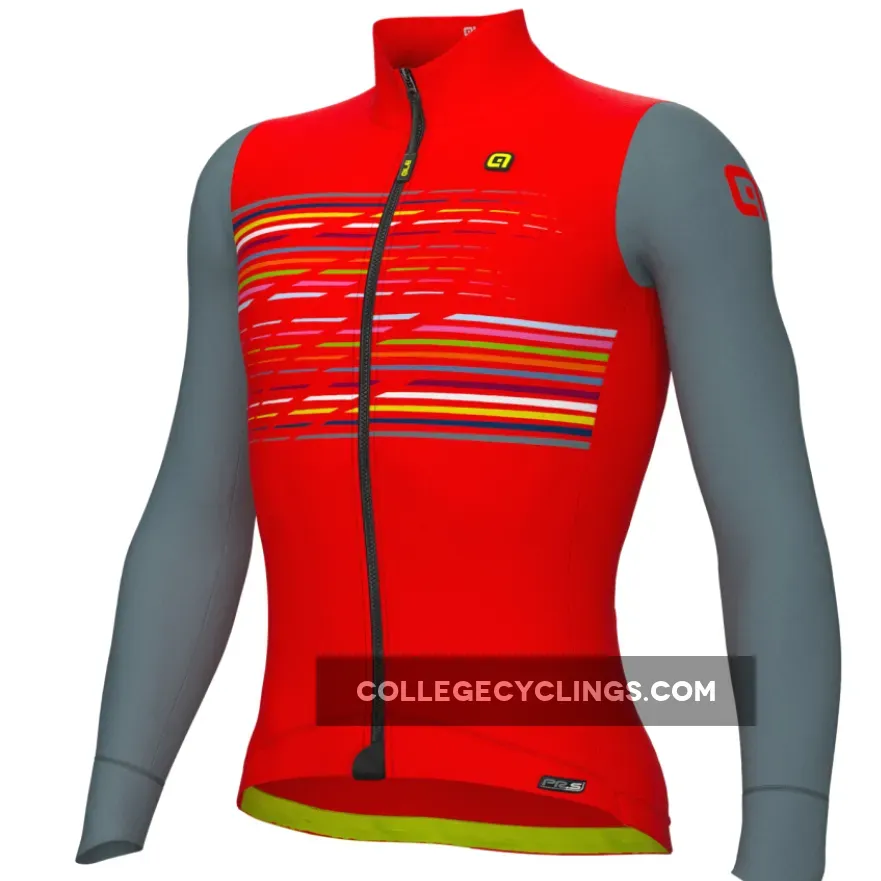 Ale PR-S Logo Long Sleeve Jersey - Red Online