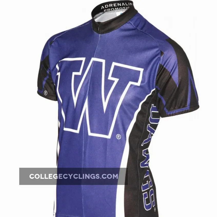 UW University of Washington Dawgs Cycling Short Sleeve Jersey