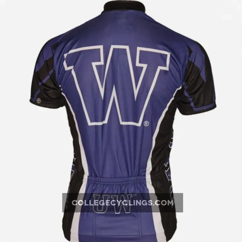 UW University of Washington Dawgs Cycling Short Sleeve Jersey