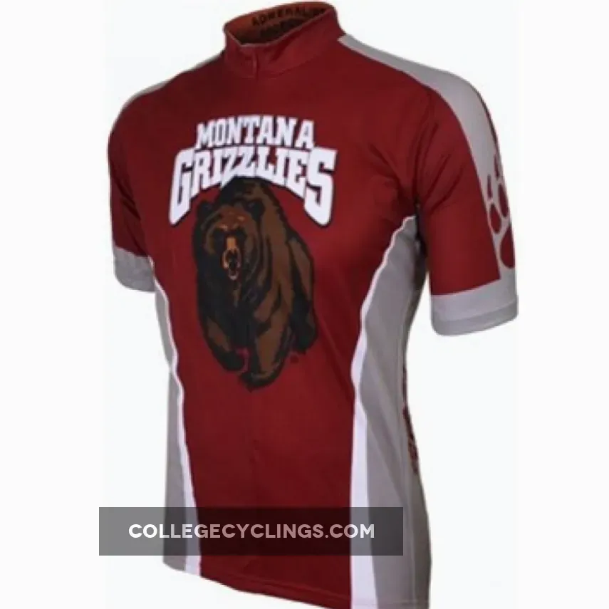 UM University of Montana Grizzlies Cycling Short Sleeve Jersey