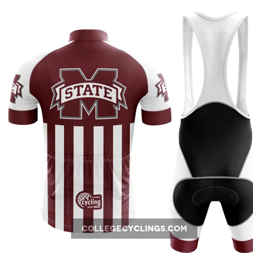 Mississippi State University USA Long Sleeve Cycling Jersey Mississippi State University USA Long Sleeve Cycling Jersey