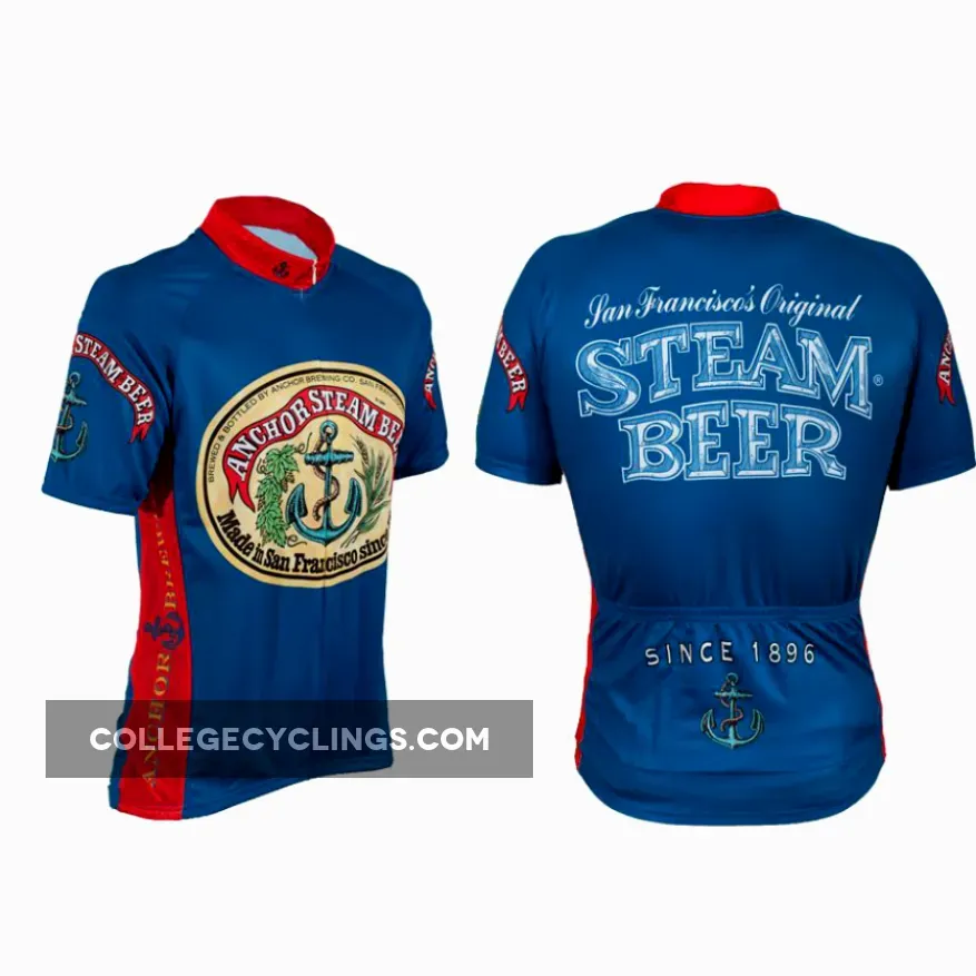 anchor steam beer mens cycling jersey by micro beer jersey