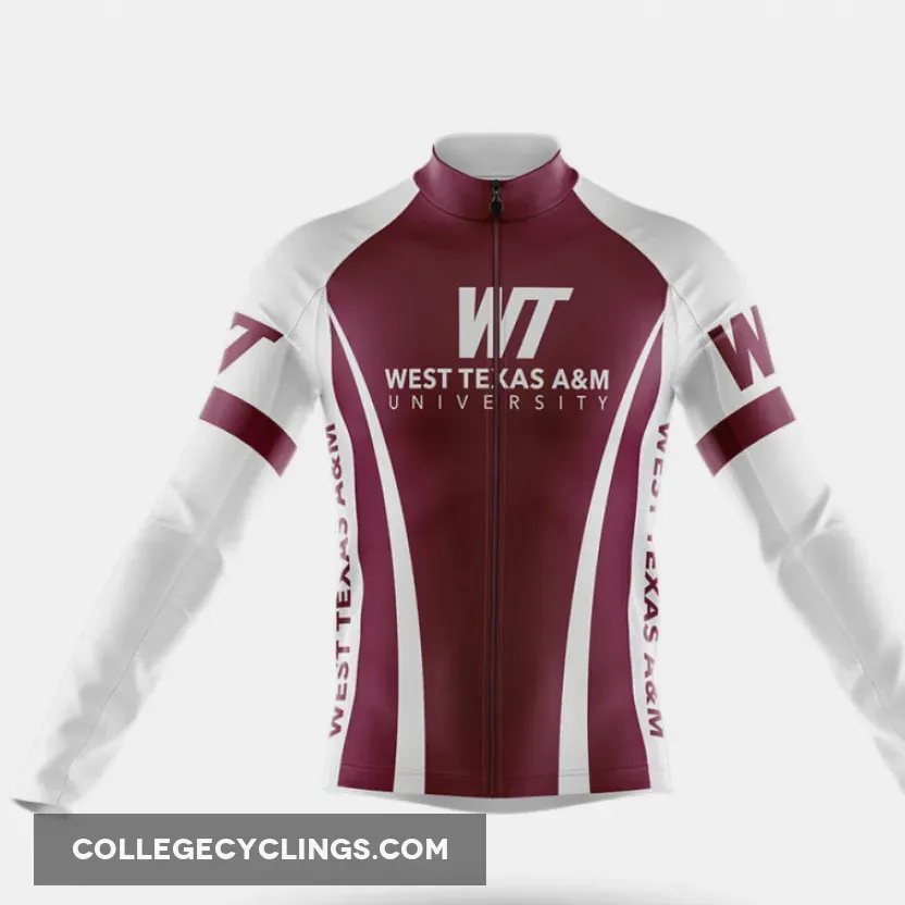 West Texas A&M University Long Sleeve Cycling Jersey Only, West Texas A&m Gear