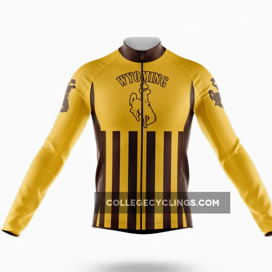 University of Wyoming USA Long Sleeve Cycling Jersey