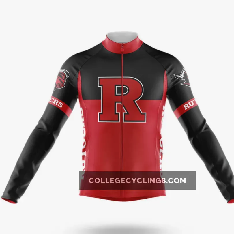 Rutgers University V2 Cycling Kit - Long Sleeve Jersey