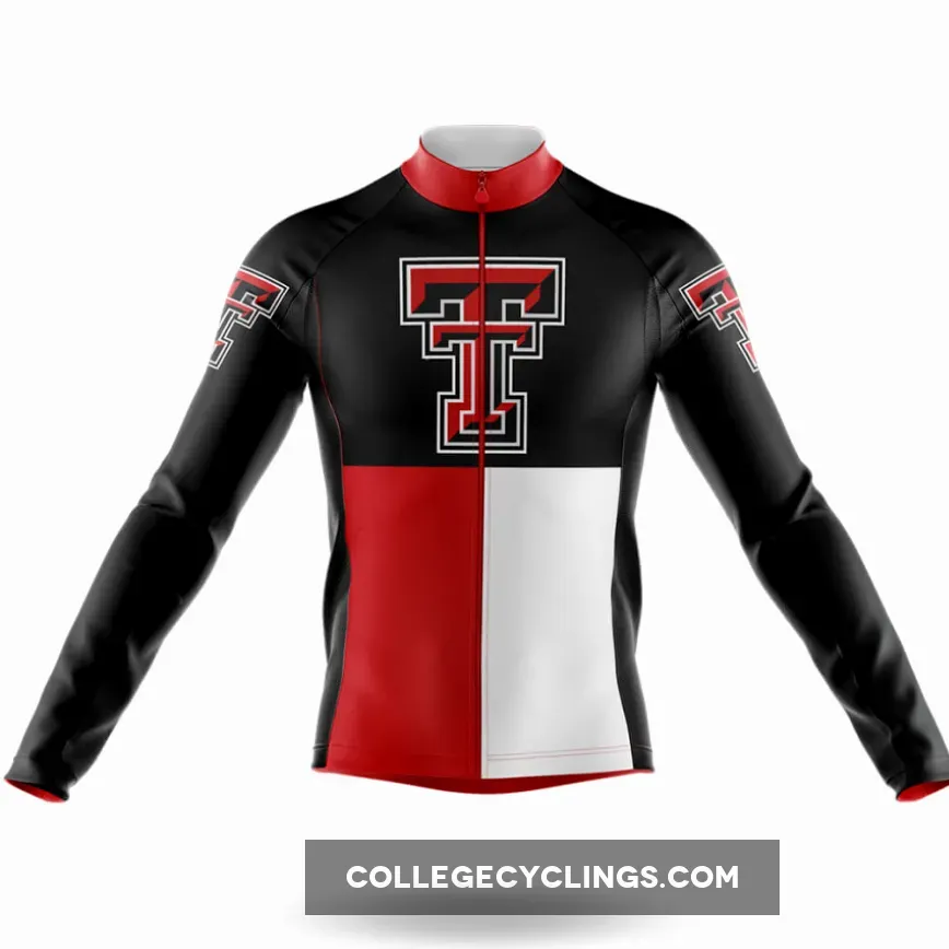 Texas Tech TX Long Sleeve Cycling Jersey For Sale