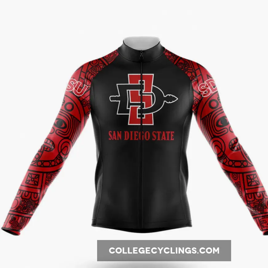San Diego State University V3 Cycling Kit - Long Sleeve Jersey