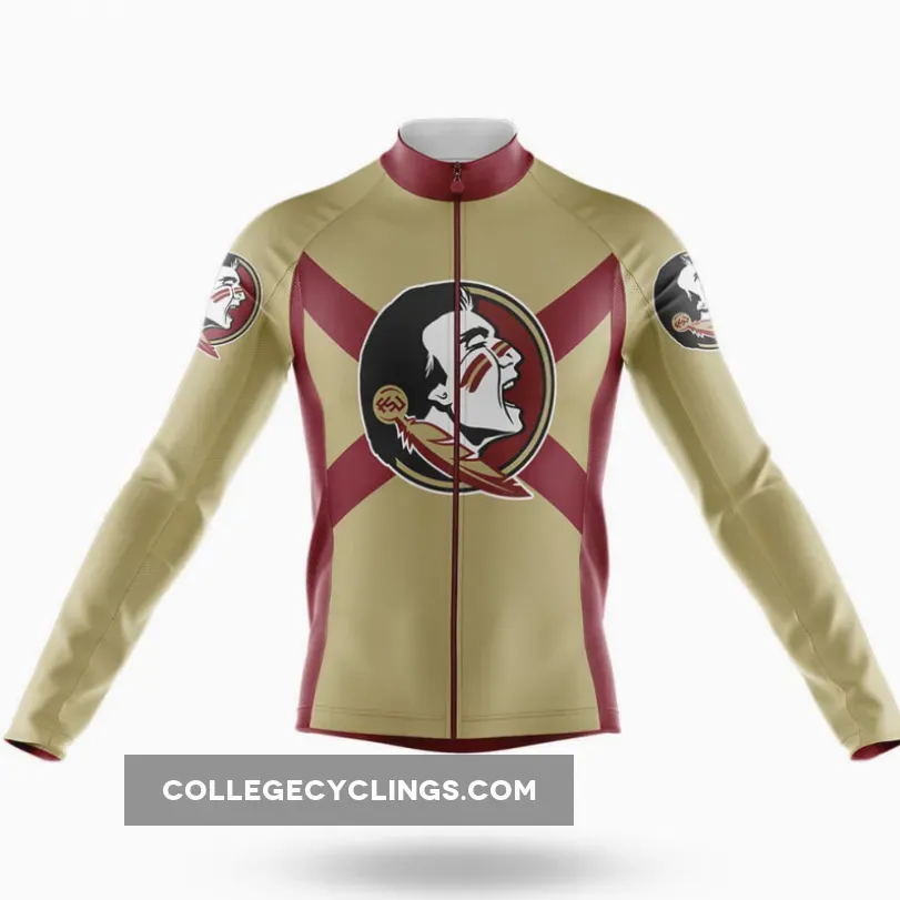 Florida State University FL Long Sleeve Cycling Jersey