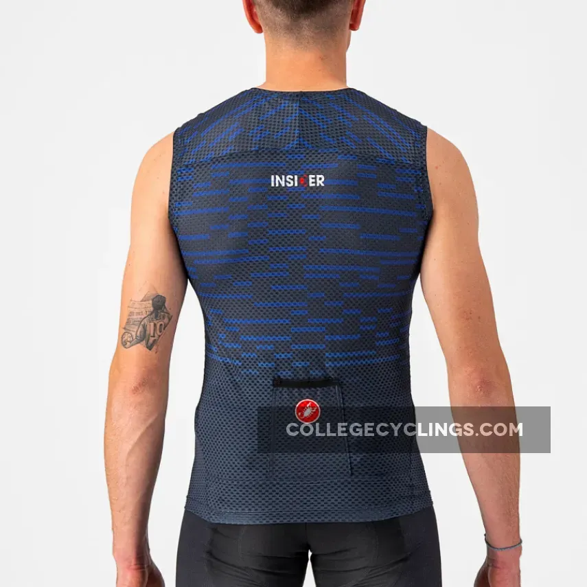 Castelli Insider Sleeveless Jersey - Blue Outlet