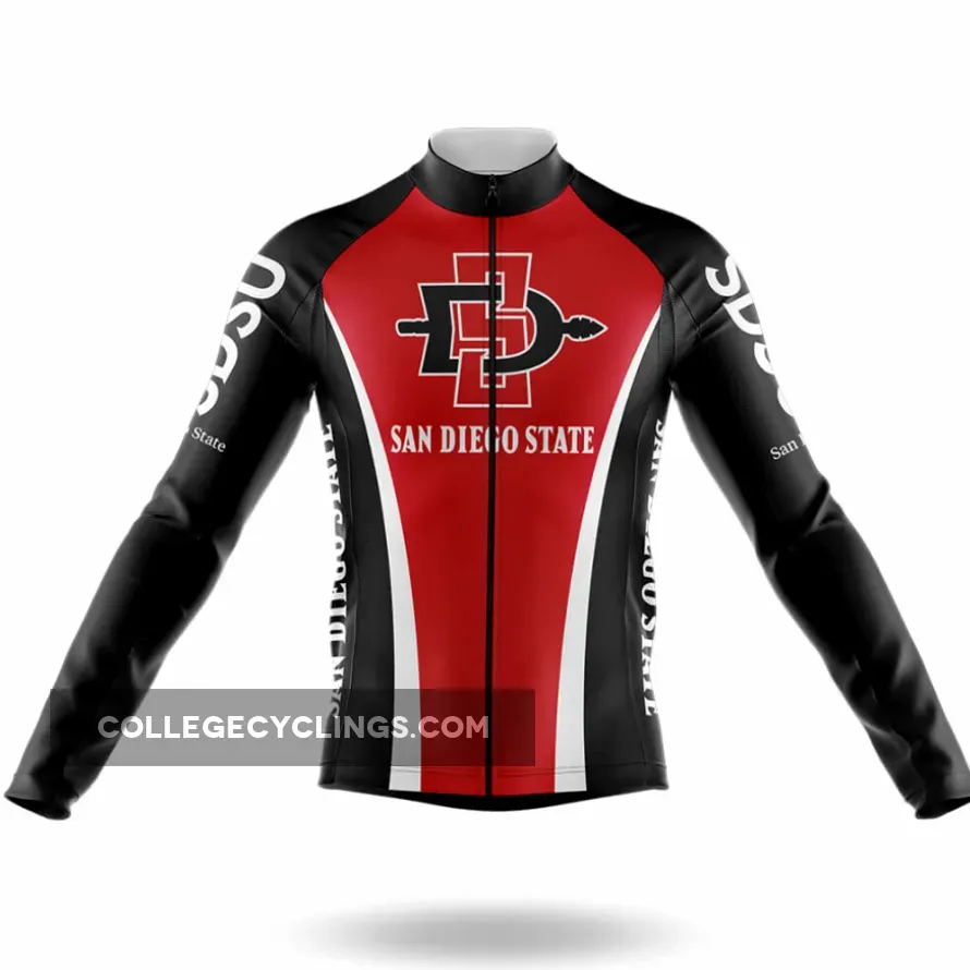 San Diego State University Long Sleeve Cycling Jersey Only
