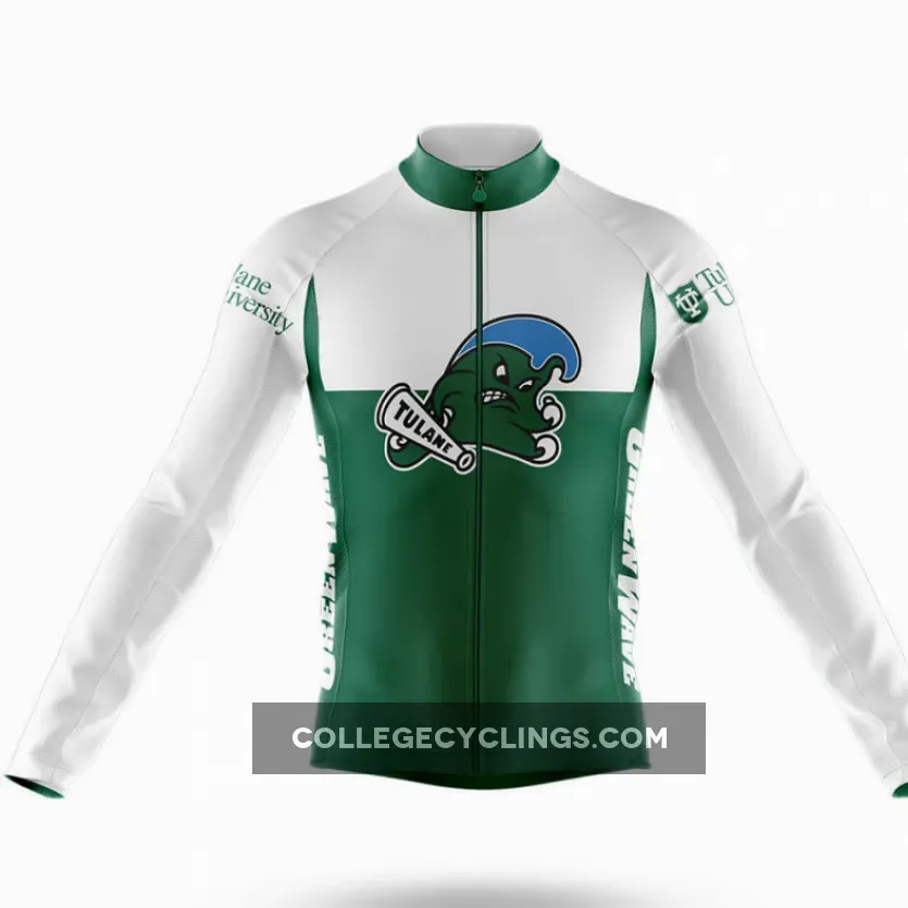 Tulane University Long Sleeve Cycling Jersey Ver.2 For Sale