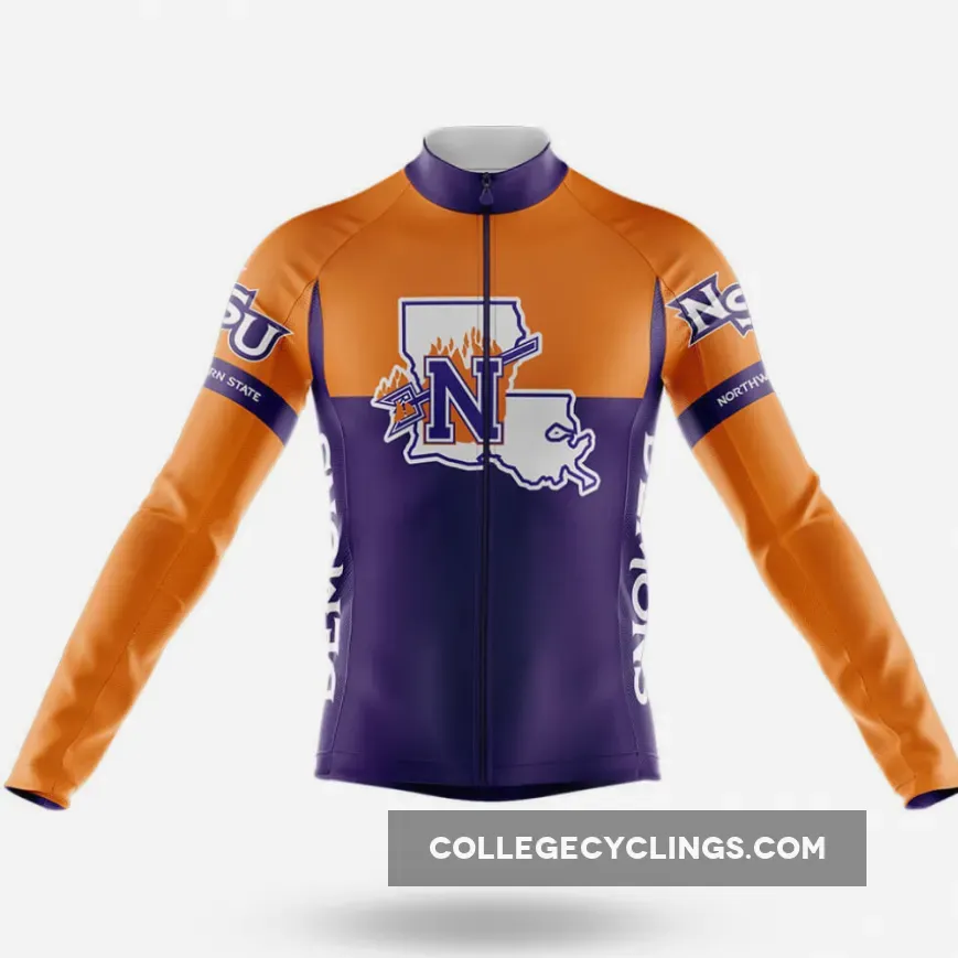 Northwestern State University Long Sleeve Cycling Jersey Ver.2